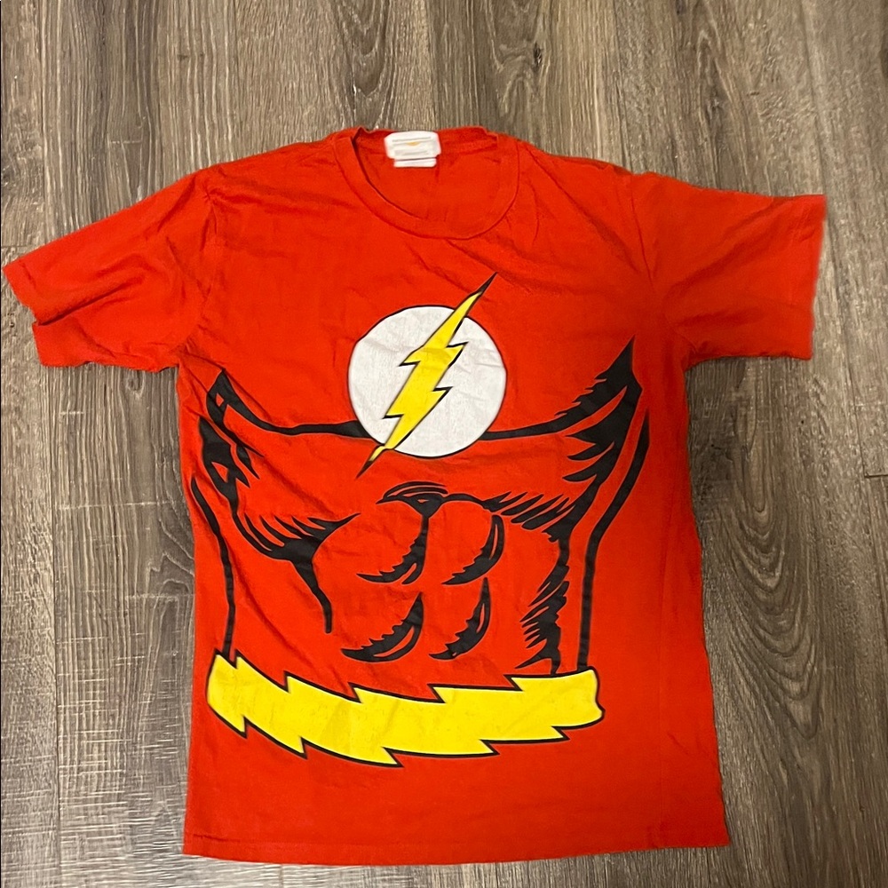 DC Red T-Shirt with Flash Logo